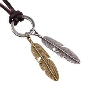 Cordon en cuir pour pendentif africain