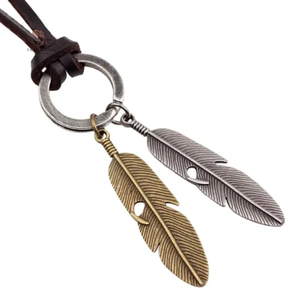 Cordon en cuir pour pendentif africain