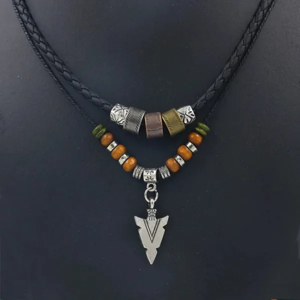 pendentif-tribal-fleche-1 Pendentif flèche tribal, design inspiré de l'Afrique