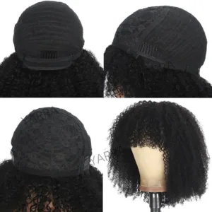 Perruque Afro, cheveux bouclés, look tendance et audacieux