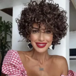 Perruque Afro Courte élégante et stylée