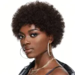 Perruque Afro Crépus au style naturel et volumineux