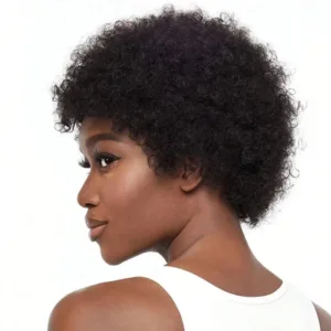 Perruque crépue afro, style décontracté et moderne