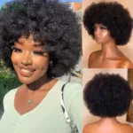 Perruque afro synthétique pour un look tendance