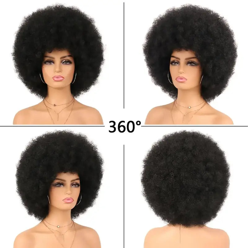 Coiffure Afro en grande taille pour un effet spectaculaire