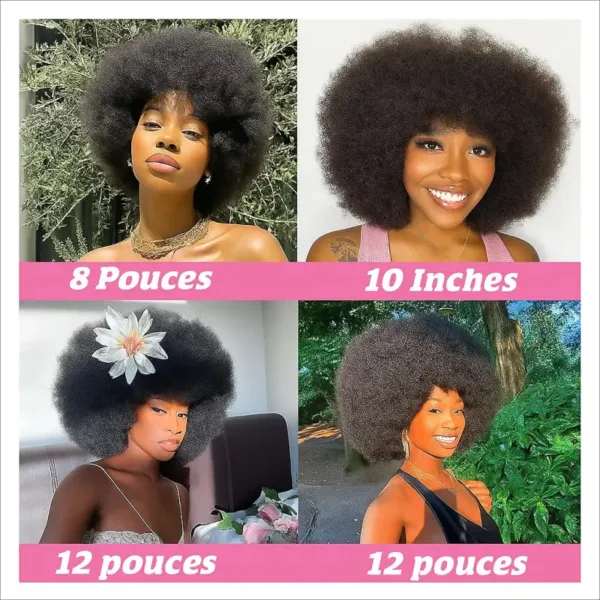 Style Afro généreux, parfait pour des occasions spéciales