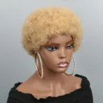 Coiffure afro bouclée, look audacieux et dynamique