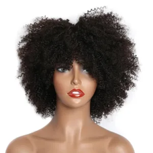 Perruque Afro Naturelle Africaine, style volumineux et authentique