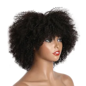 Perruque Afro en texture naturelle, look afro-chic