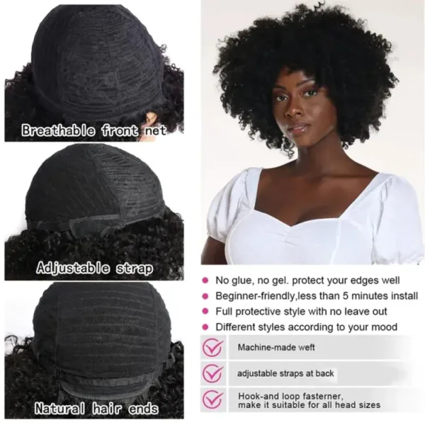 Accessoire de beauté, perruque afro pour toutes occasions