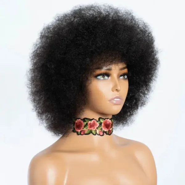Perruque Afro femme avec des boucles définies