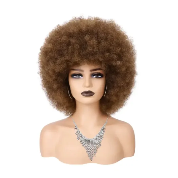 Perruque Afro à mèches et texture réaliste