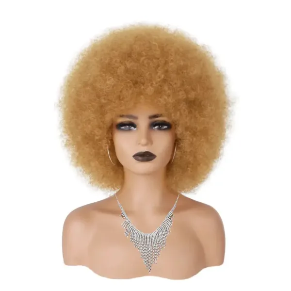 Perruque Afro légère et respirante