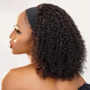 Perruque bandeau afro en style naturel