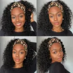 Style afro chic, perruque bandeau légère