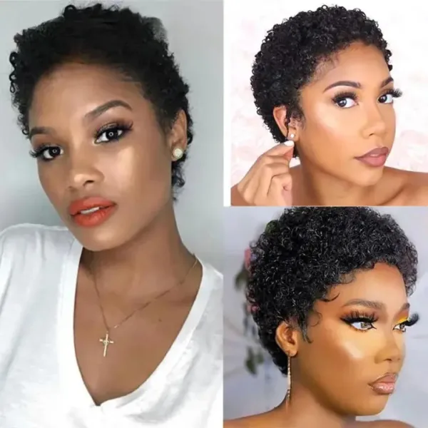 Look afro court, parfait pour toutes occasions