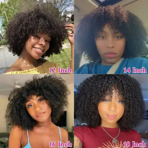Perruque Afro femme noire avec texture riche