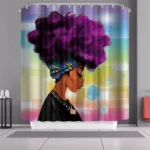 Rideaux Thème Afrique en tissu aux motifs inspirés de l'Afrique