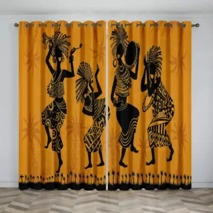 Rideaux en tissu africain pour une décoration unique
