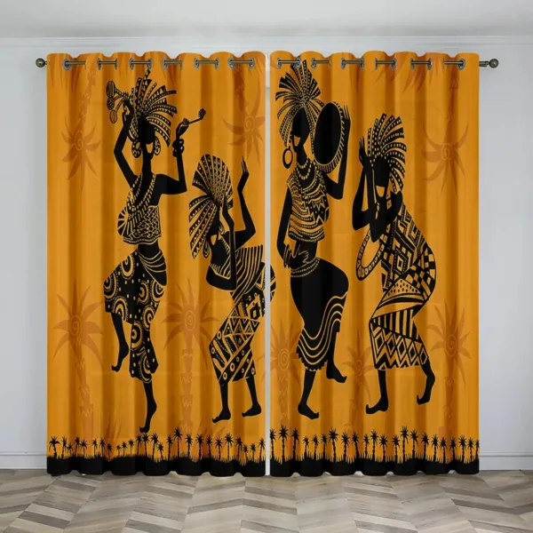 rideaux-en-tissu-africain-1 Rideaux en tissu africain pour une décoration unique