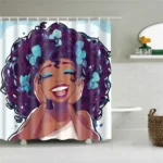 Rideaux avec motifs géométriques africains