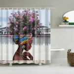 Rideaux décoratifs aux imprimés artisanaux