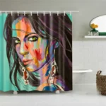 Rideaux femme africaine pour cuisine accueillante