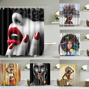 Rideaux décoratifs aux motifs africains