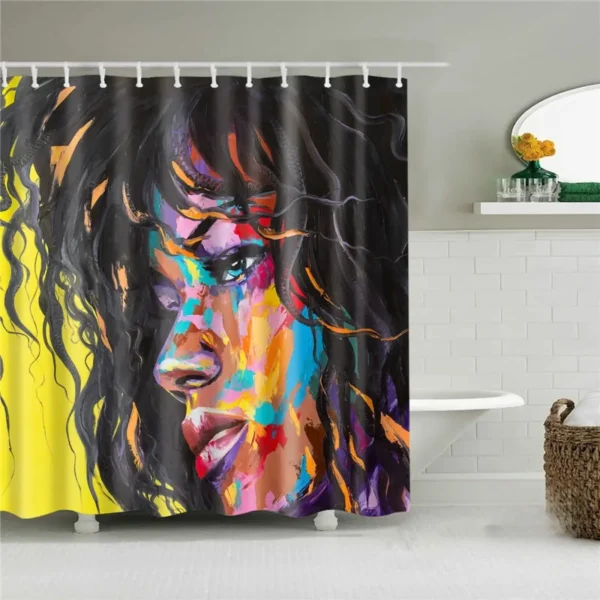 Rideaux modernes aux inspirations africaines