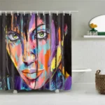 Rideaux femme africaine avec design unique