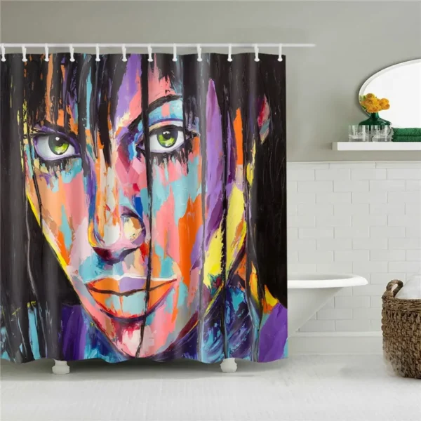 Rideaux femme africaine avec design unique