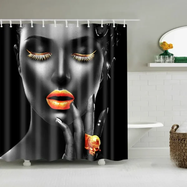 Rideaux aux couleurs vibrantes et motifs ethniques