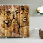 Rideaux en tissu africain pour ambiance chaleureuse