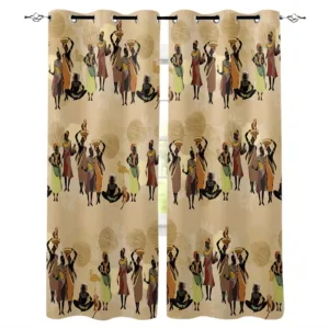 Rideaux occultants style Afrique