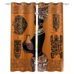 Rideaux traditionnels africains pour style bohème