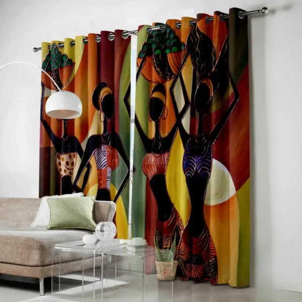 Rideaux déco africaine pour une ambiance chaleureuse
