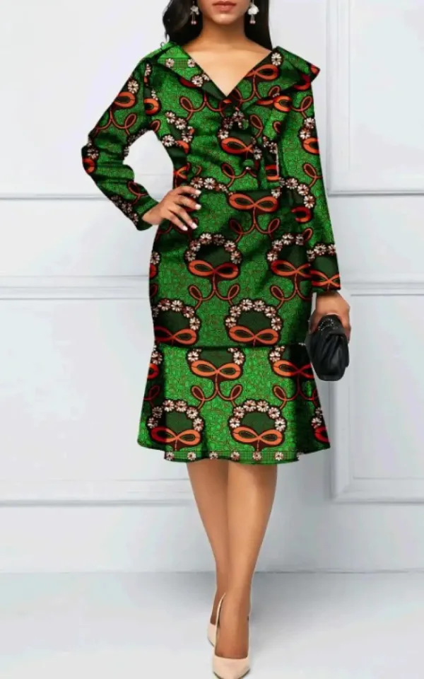 Robe style africain élégante, parfaite pour les événements