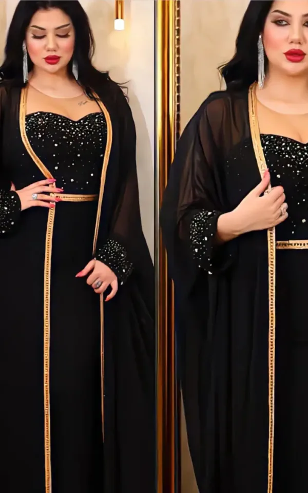 Robe longue unie, style africain pour toutes occasions