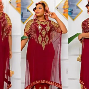 Vêtement traditionnel africain à manches courtes
