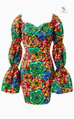 Robe Africaine à Manches Longues