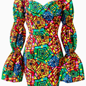Robe Africaine à Manches Longues