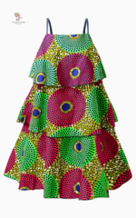 Robe Africaine à Volant Femme