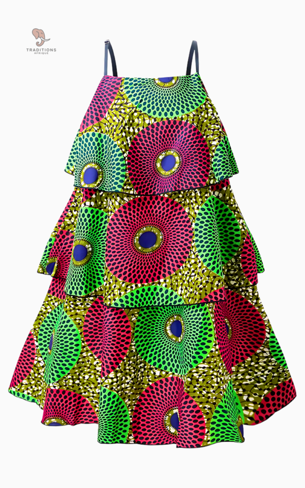 robe-africaine-a-volant-1 Robe Africaine à Volant Femme