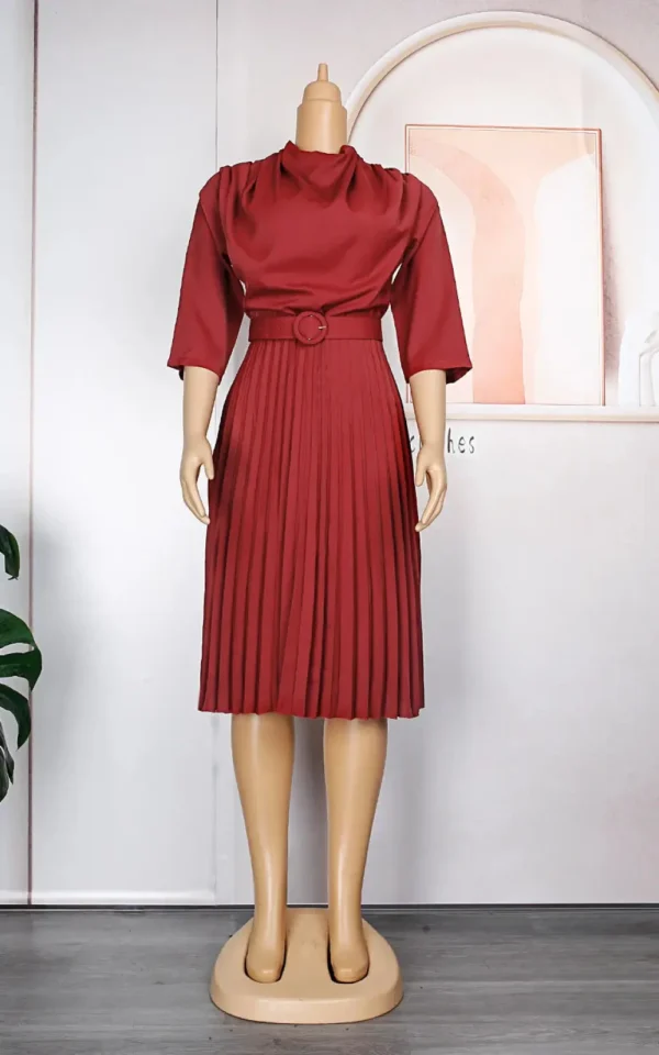 Robe longue avec imprimé inspiré des cultures africaines