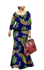 Robe avec motifs africains vibrants