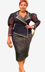 Robe pour femmes en grande taille, style africain élégant
