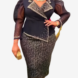 Robe pour femmes en grande taille, style africain élégant