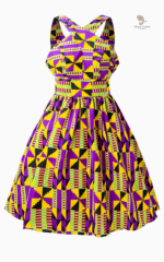 Robe Africaine Chic Midi pour femme