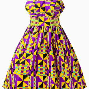 Robe Africaine Chic Midi pour femme