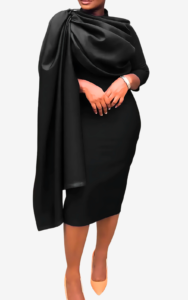 Robe Africaine Midi, design simple et raffiné